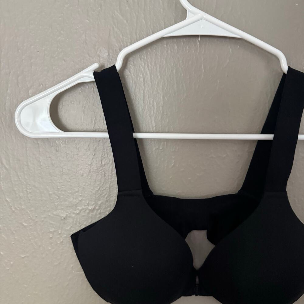 SPANX Black Front Clasp Bra Size 36B thick strap - Picture 3 of 7